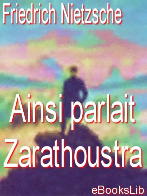 Ainsi parlait Zarathoustra (eBook)